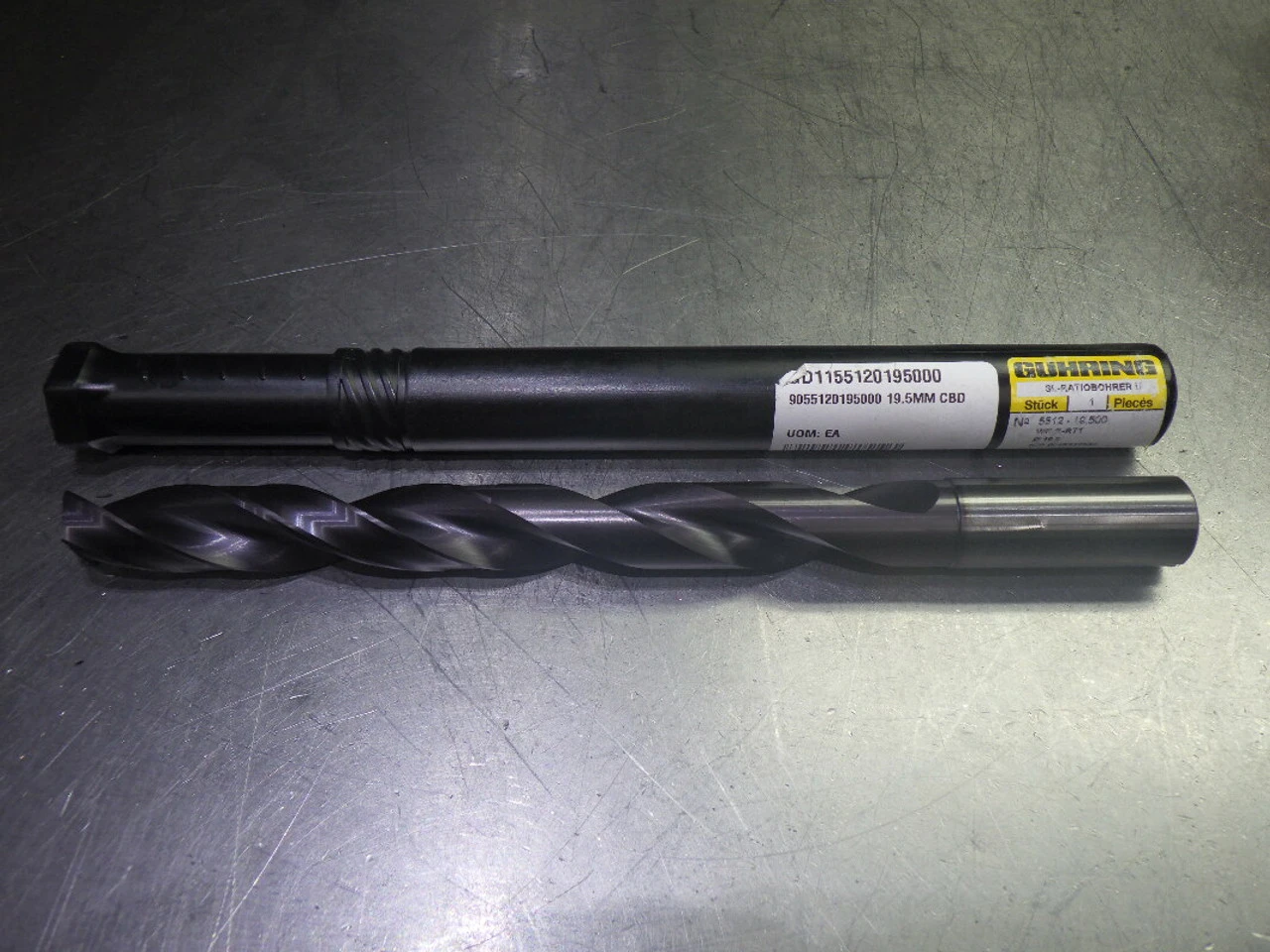Guhring 19.5mm Coolant Thru Carbide 7xd Drill 20mm Shank 9055120195000 (LOC2773D)