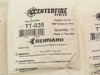American Torch Tip TT-035 Contact Tip .035" Tapered Mig Weld 10 Packs Lot of 30