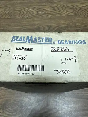 New | in-Stock SEALMASTER NPL-30 Bearings | Surplus Asset Holdings #1201977