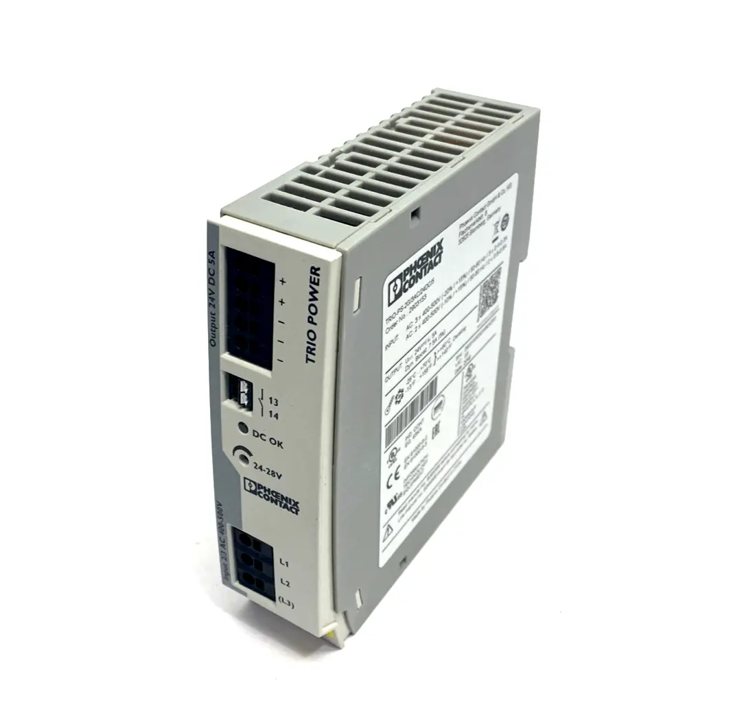 2903153,TRIO-PS-2G/3AC/24DC/5 | Phoenix Contact TRIO-PS-2G/3AC/24DC/5 Power Supply 24VDC 5A 2903153 - Used