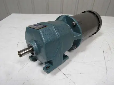David Brown M032010EANT4 Series M In Line Helical Reducer W/ Baldor 1/2HP Motor