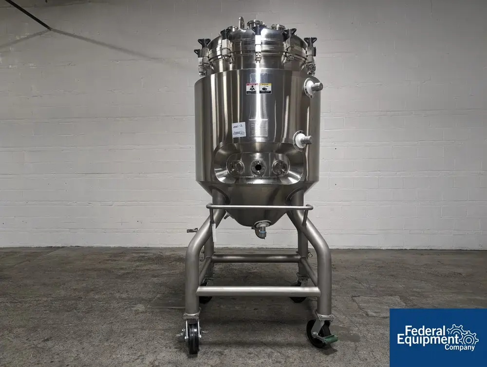 USED A&M Process 500 Liter A&B Process Receiver Tank, 316 S/S, 44/150#