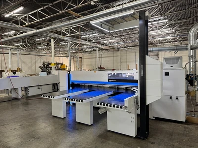 Used 2021 HOMAG "SAWTEQ B-400 PROFILINE" Single-Line Beam Saws Texas US | MachineryMax #1488388