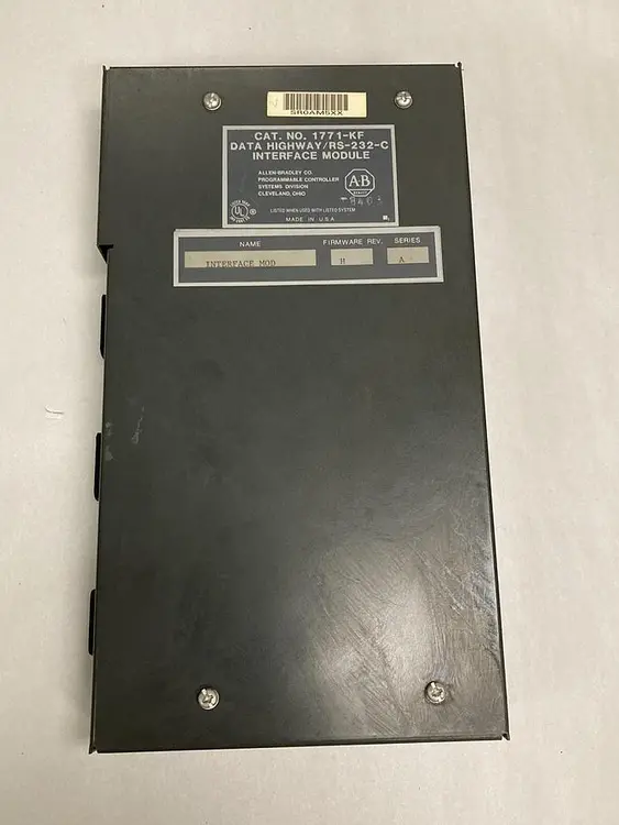 Used ALLEN-BRADLEY 1771-KF Misc Electrical & Power Parts | Surplus Asset Holdings #1219209
