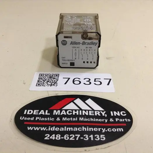 Used ALLEN BRADLEY 700-HB33A1 SER D Relays & Switches Michigan US | Ideal Machinery #570575