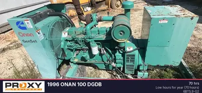 Used 1996 ONAN 100 DGDB Generators Louisiana US | Proxy Equipment #1385286