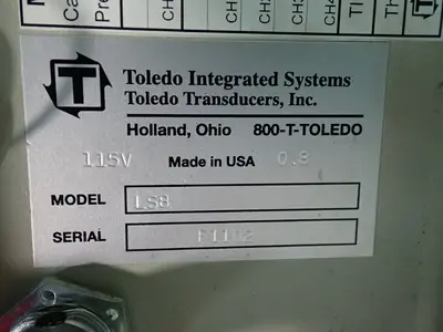 USED TOLEDO INTEGRATED SYSTEM LS4RV2
