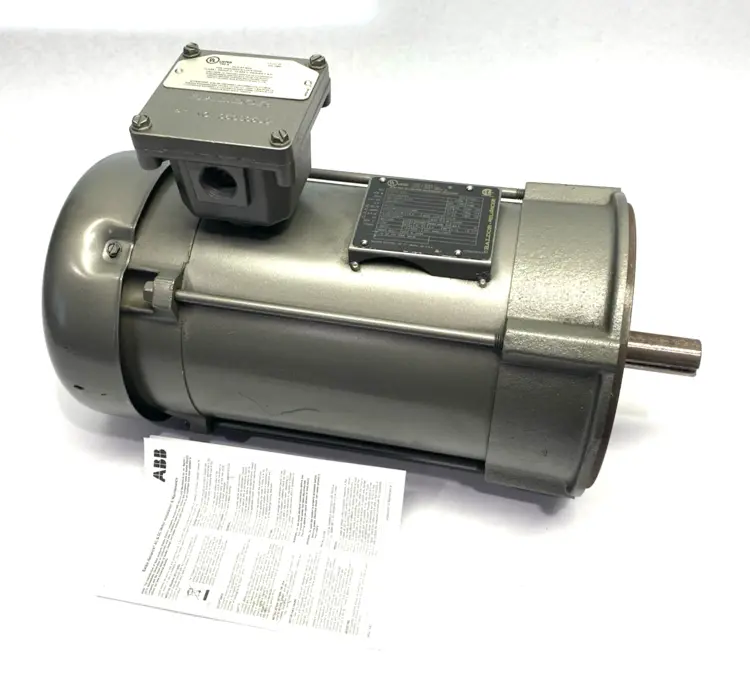 New | in-Stock ABB, Baldor-Reliance Elec. Motor 5/3HP, 3470/2870RPM, 3PH, 60/50HZ, 184TC A.C. Motors Michigan US | Maverick Industrial Sales #1391828
