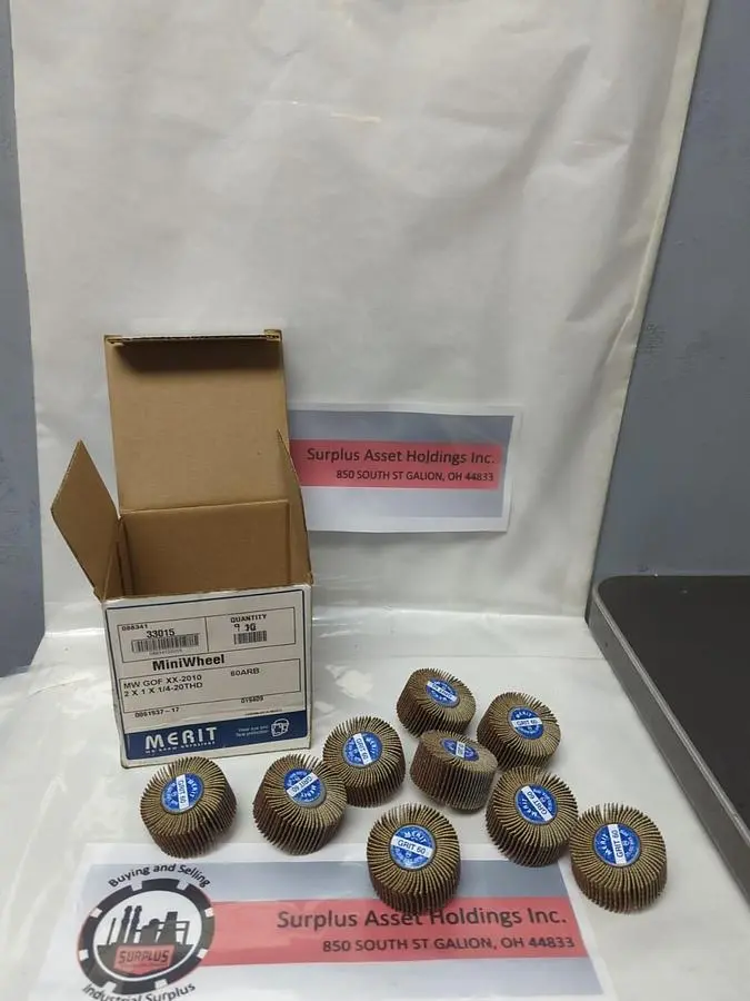 New | in-Stock MERIT 33015 Grinding Wheels Ohio US | Surplus Asset Holdings #1246937