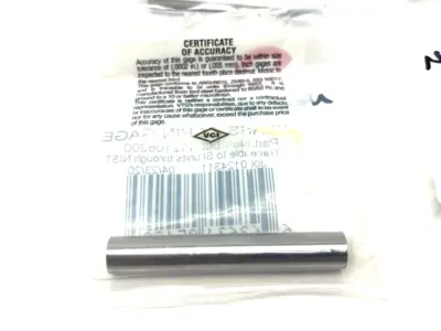 USED VERMONT GAGE CLASS ZZ PLUS PIN GAGE