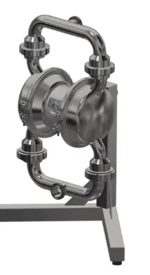 New Air Operated Steritec  Diaphragm Pump 50mm Dia