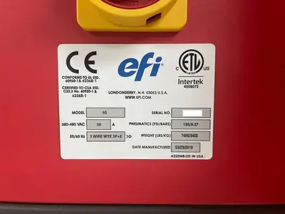 2019 EFI Vutek 5r+ Printing Equipment | Asset Exchange Corporation (3)