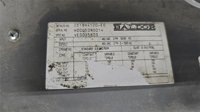 3.5" PTI Extruder, Model 3500 30:1 L/D Ratio Air Cooled Barrel