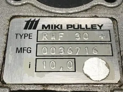 USED MIKI PULLEY RWF-030