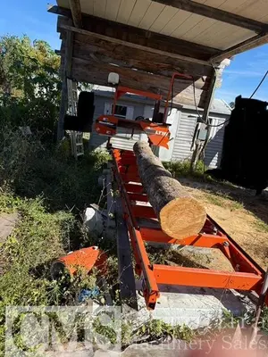 USED WOOD MIZER LT 15 ELECTRIC SAWMILL WITH 38 HOURS