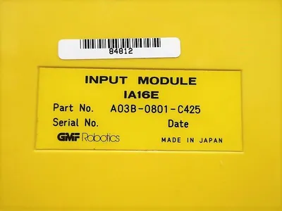 Fanuc A03B-0801-C425 Input Module IA16E without terminal Used