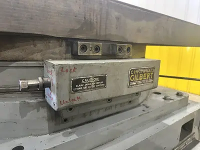 50" X 60" CINCINNATI BICKFORD CROSS SLIDING ROTARTY T-SLOT  MOTORIZED MILL TABLE: STOCK #22529