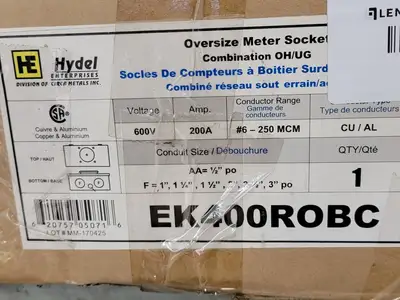 NEW HYDEL EK400ROBC