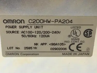 USED OMRON C200HW-PA204