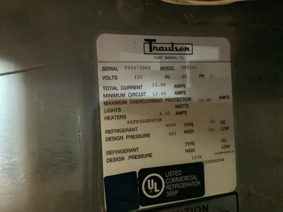 152-0508 Traulsen VPS54J Self-Contained Prep Table