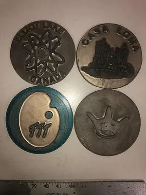 3445-700 Assorted Group Lot of 50 Antique Mixed Master Brocading Templates -Magnesium Metal Material