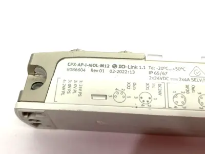 USED FESTO IO-LINK MASTER JUNCTION BLOCK HUB 8086604