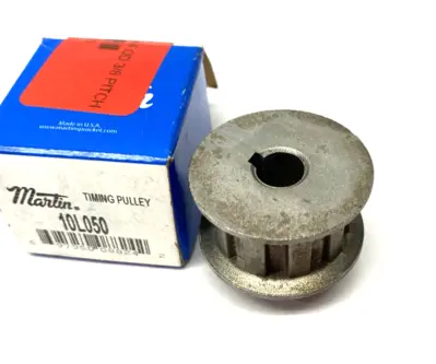 New | in-Stock Martin Timing Pulley, Reboreable 10-tooth 0.375" Pitch Misc Electrical & Power Parts Michigan US | Maverick Industrial Sales #1401637