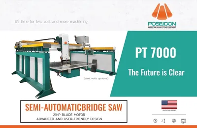 POSEIDON PT700 Bridge type Stone Cutting Saw | CNC Pro Equipment (1)