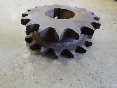 Double Single Roller Chain Sprocket DS100A17