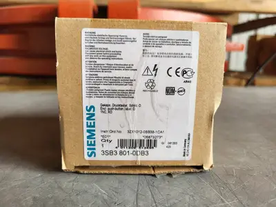 NEW SIEMENS 3SB3 801-0DB3