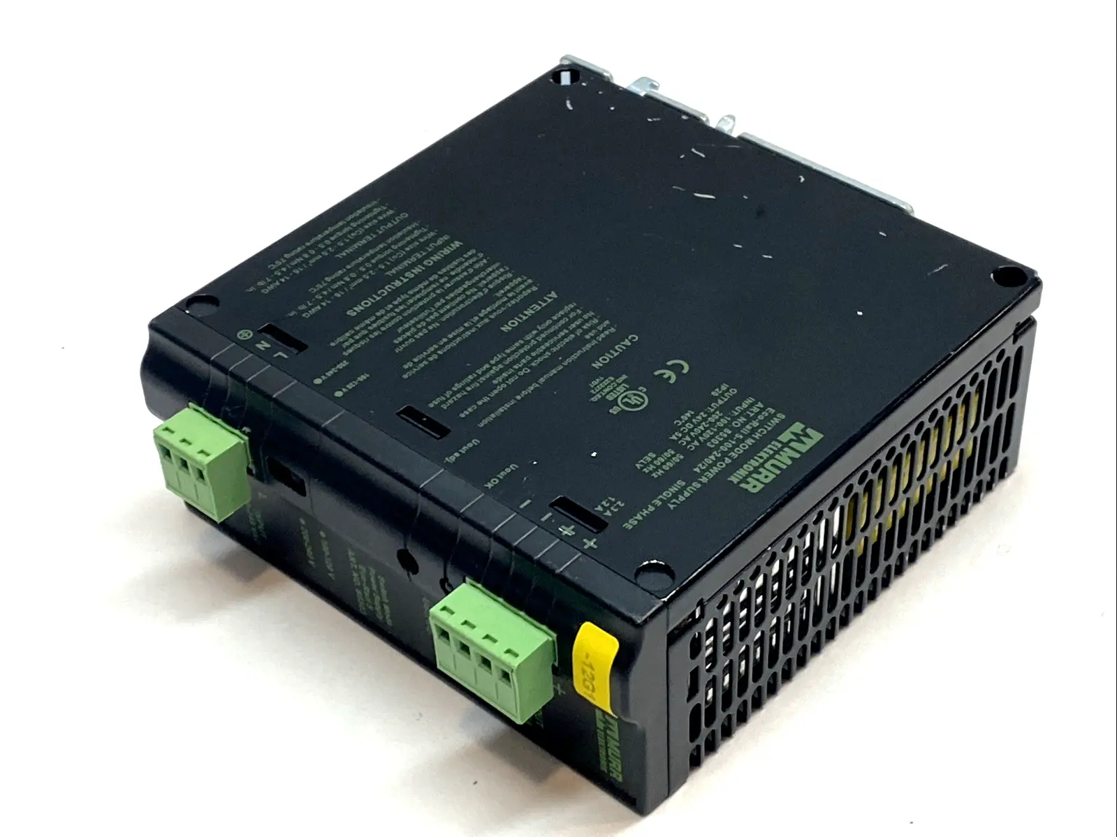USED MURRELEKTRONIK ECO-RAIL POWER SUPPLY 24VDC 5A