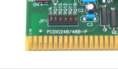 USED INDUSTRIAL COMPUTER SOURCE PCDIO24B/48B-P INTERFACE BOARD W/ DRIVER DISK