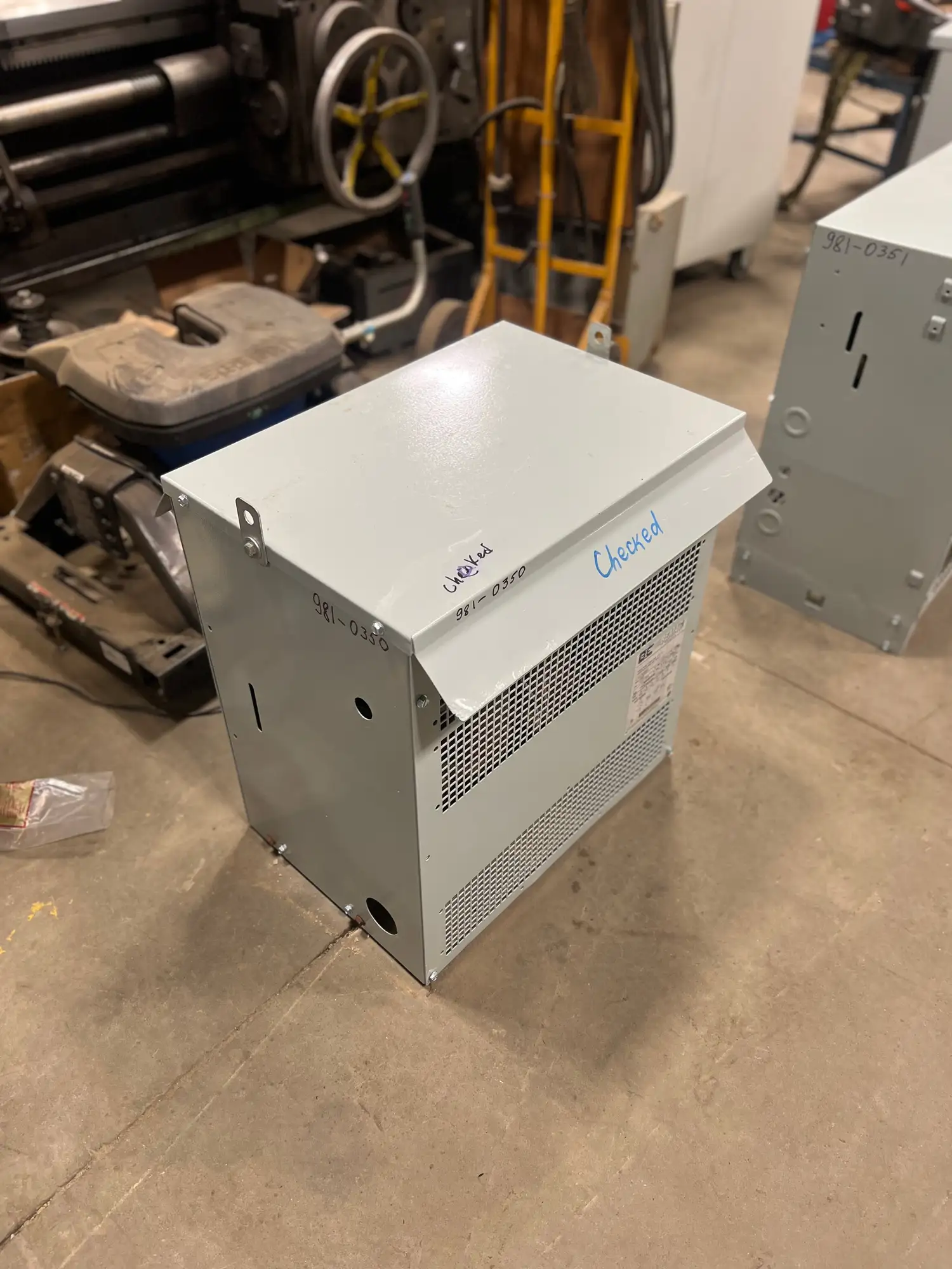 45 KVA 600D to 208Y/120V Isolation Transformer