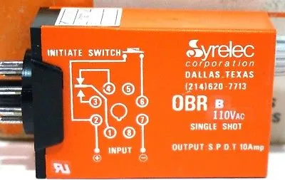 NEW CROUZET SYRELEC OBR-B TIMER 110V. OBRB