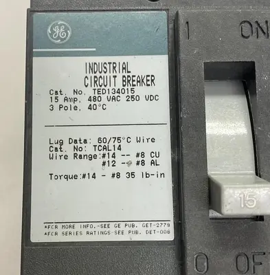 Used GE TED134015 Miscellaneous Equipment (Electrical & Power) | Surplus Asset Holdings #1189779