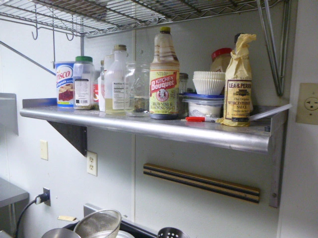 Stainless Steel Wall Shelf