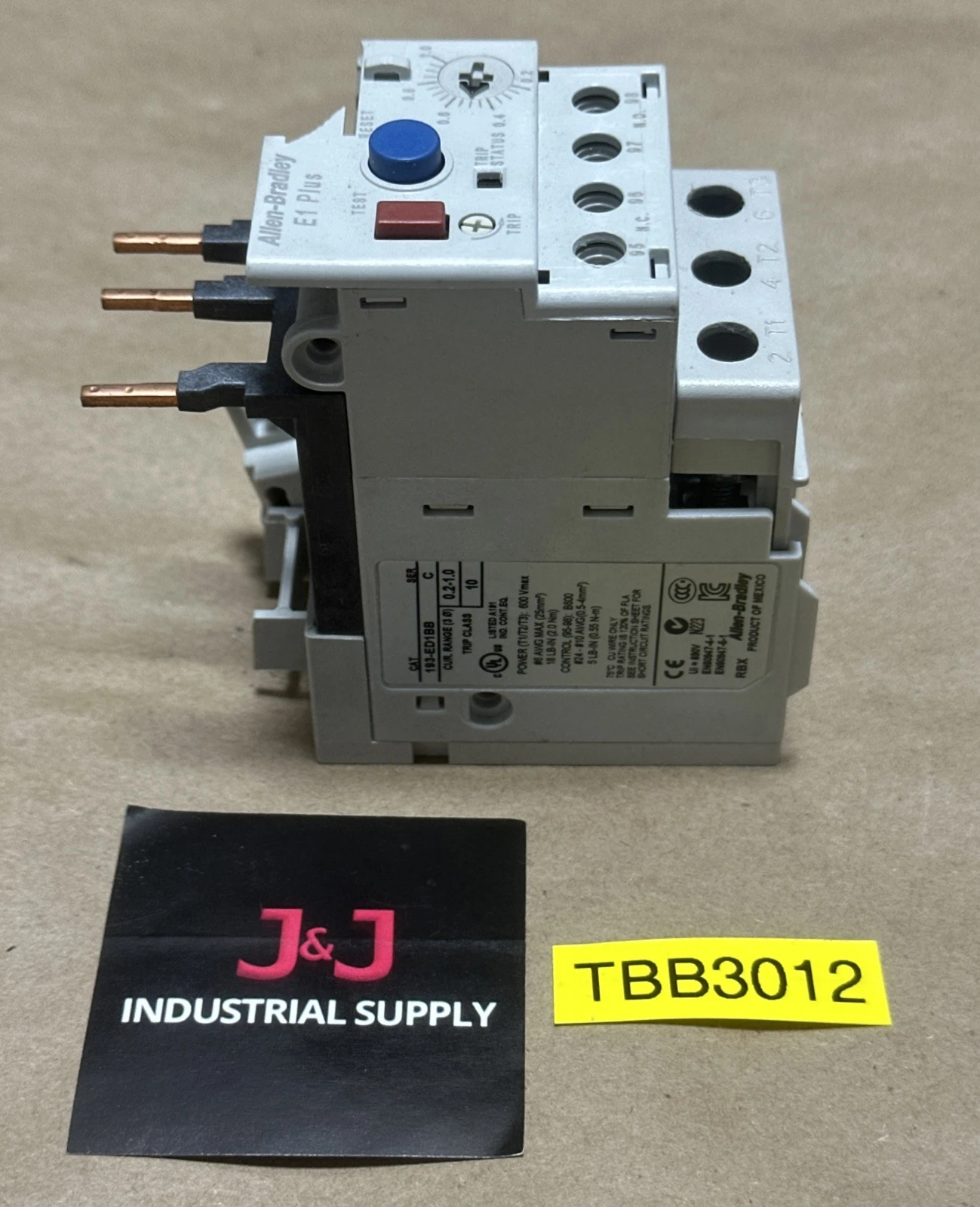 NEW Allen-Bradley 193-ED1BB