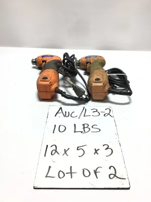 Chicago Electric Power Tools 92956 Close Quarter Drill 3/8” (Lot of 2)