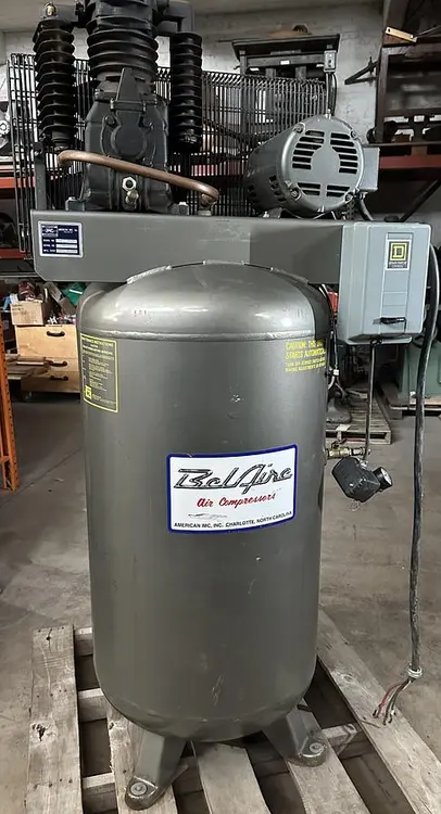 Used BELAIRE 318VL Tank Mounted Air Compressors Illinois US | Pleasant Street Machinery #1329607
