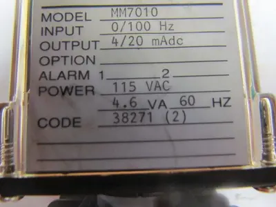 Wilkerson Instrument MM7010 Plug IN Mighty Module Relay W/Base