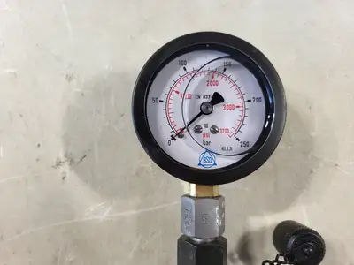 0-3700 PSI Gauge with Metering Block