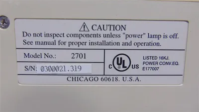 1/4 HP Bodine 2701 Pacesetter Single Phase Adjustable Speed Drive 100-120V Used