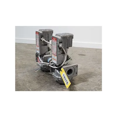 Used Twin 2" ASCO Series V710 Gas Valve Body w/ AH2E Hydramotor Actuator