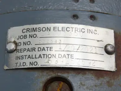 Vee-Arc 5BC79AB286 DC Motor 2.5 Hp 0-3000rpm 0-180VDC Foot Mount