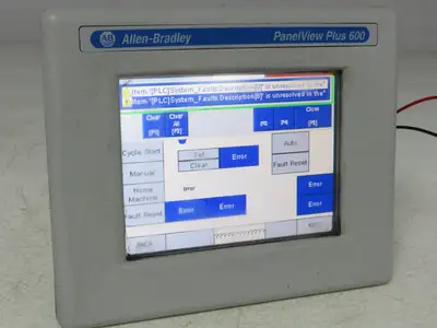 Allen Bradley 2711PC-T6C20D8 HMI PanelView Plus 600 6" Operator Touch Panel