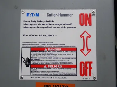 Eaton 30 A Heavy Duty Switch