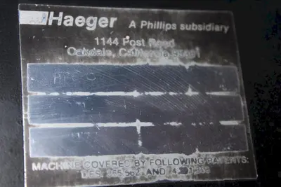USED 1990 HAEGER HP6-C