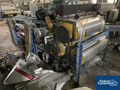 USED Adamson United 48" Adamson NFM Welding Engineers Calender  Sheet Line