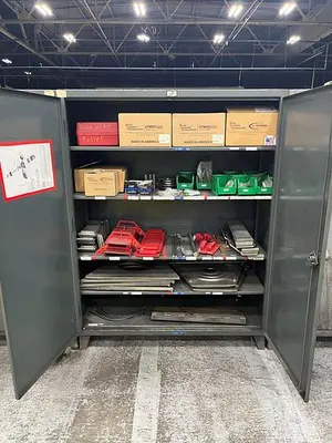 USED WHEELABRATOR 14 SUPER II TUMBLE BLAST FINISHING MACHINE (SALE PENDING)