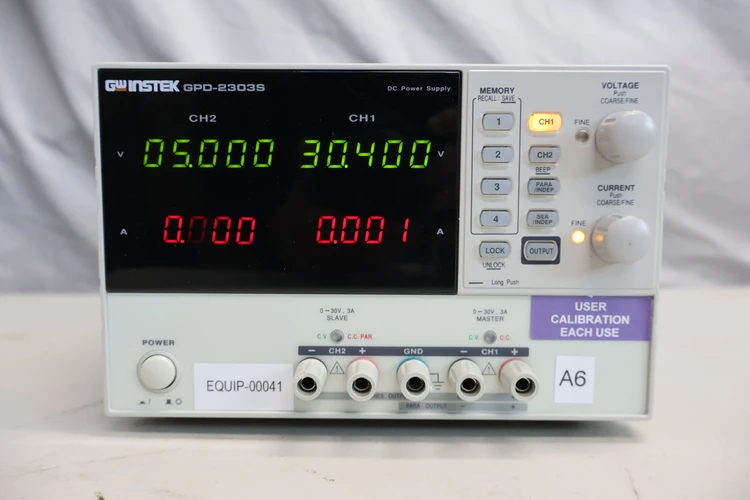 Used GW INSTEK GPD-2303S Power Supplies | BG Industrial Surplus #471245